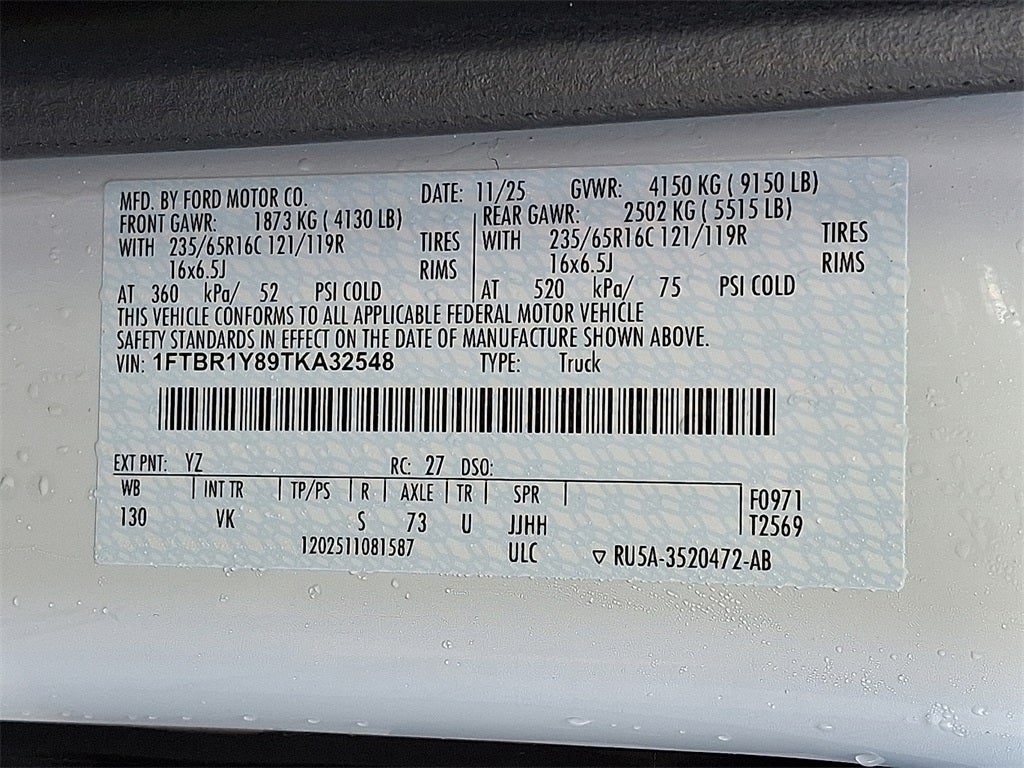 2026 Ford Transit-250 Base