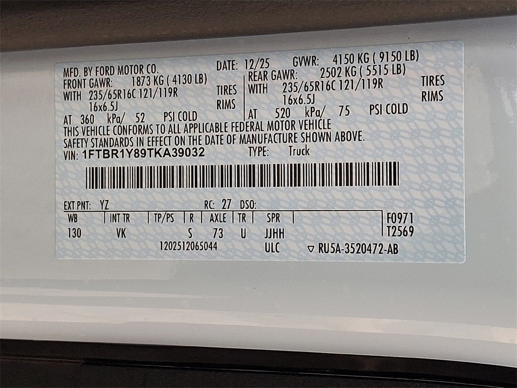 2026 Ford Transit-250 Base