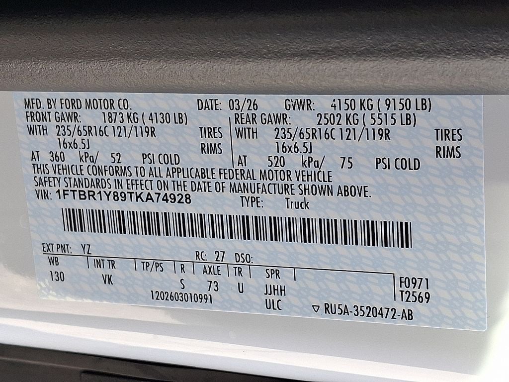 2026 Ford Transit-250 Base