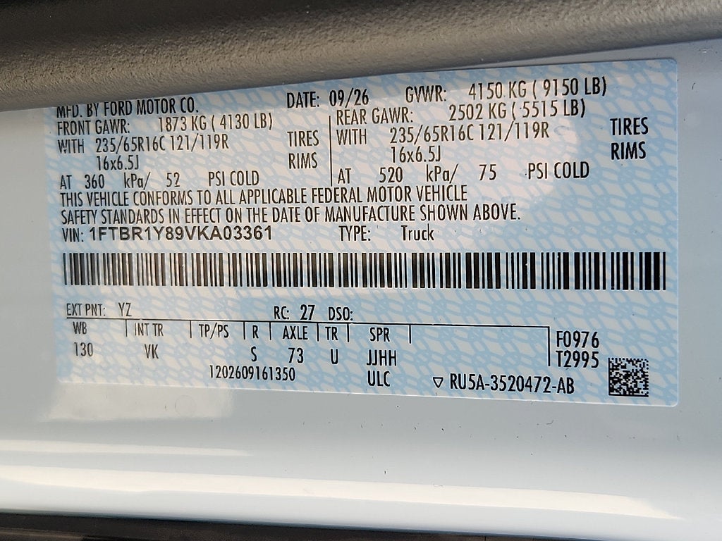 2027 Ford Transit-250 Base