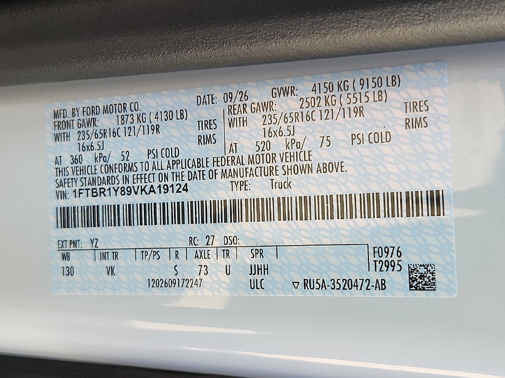 2027 Ford Transit-250 Base