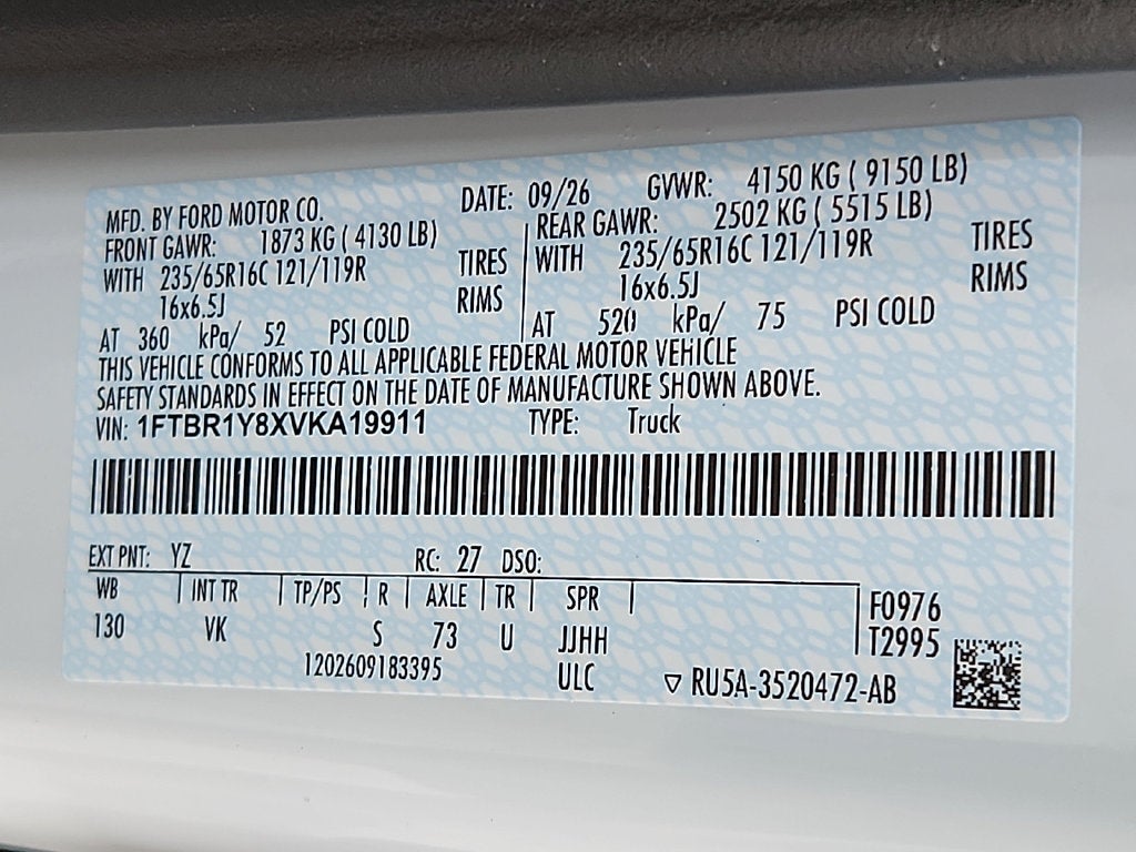 2027 Ford Transit-250 Base