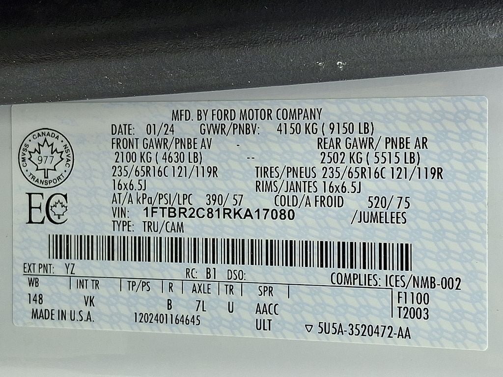 2024 Ford Transit-250 Base
