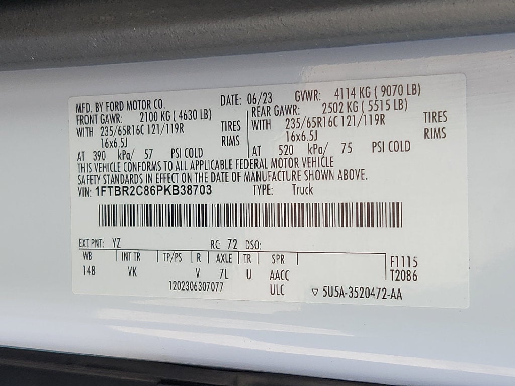 2023 Ford Transit-250 Base