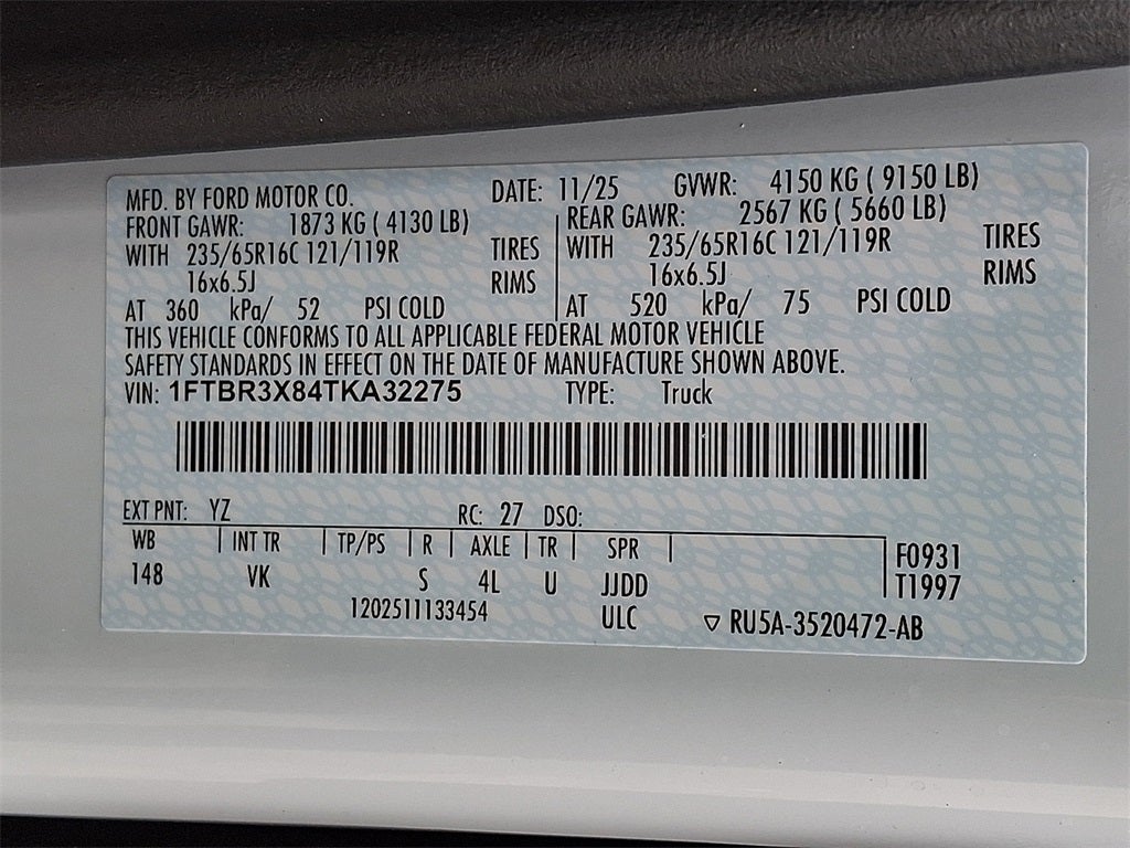 2026 Ford Transit-250 Base