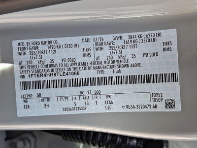 2026 Ford Ranger XLT