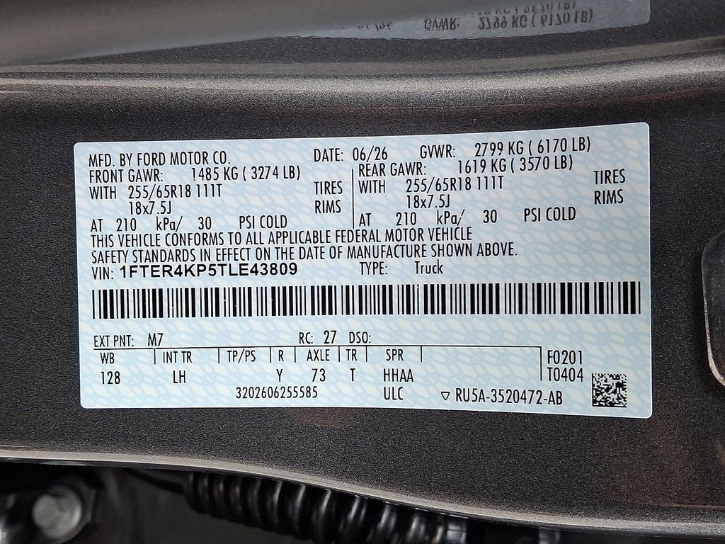 2026 Ford Ranger Lariat
