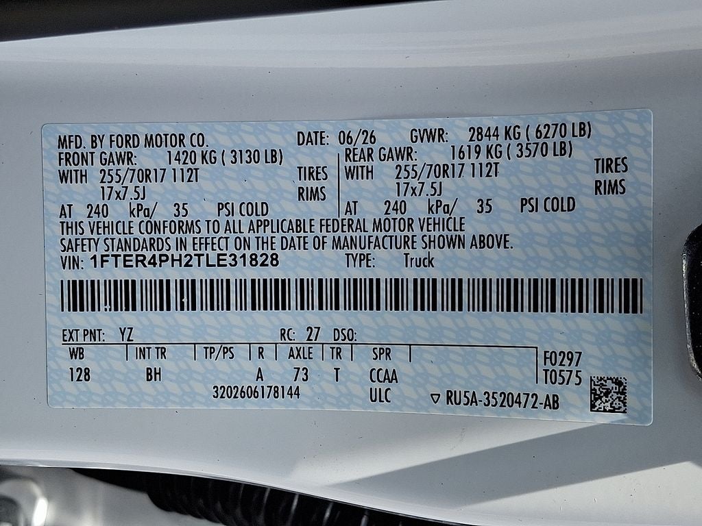 2026 Ford Ranger XL