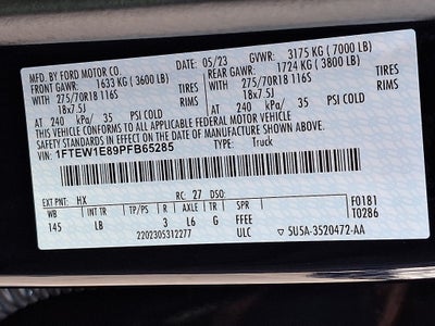 2023 Ford F-150 Tremor