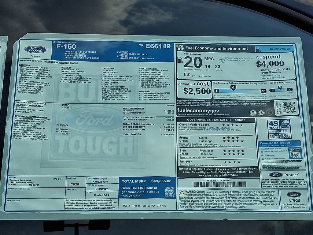 2026 Ford F-150 STX