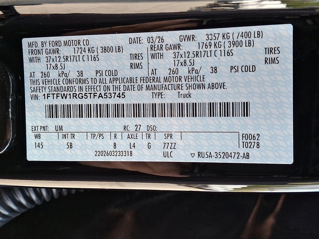 2026 Ford F-150 Raptor