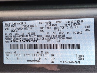 2026 Ford F-150 Raptor