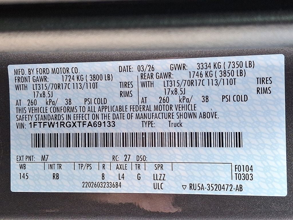 2026 Ford F-150 Raptor