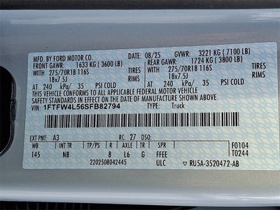 2025 Ford F-150 Tremor