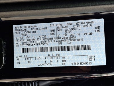 2026 Ford F-150 Lariat