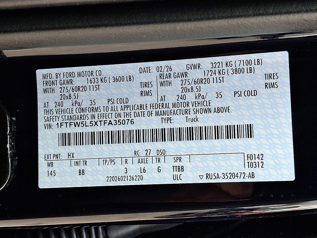 2026 Ford F-150 Lariat