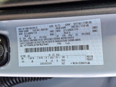 2025 Ford F-150 Lariat