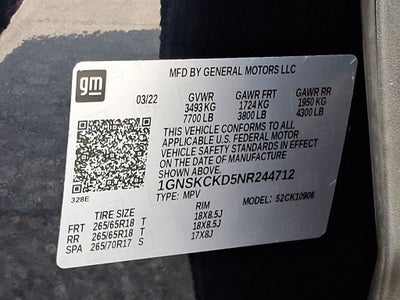 2022 Chevrolet Suburban LT