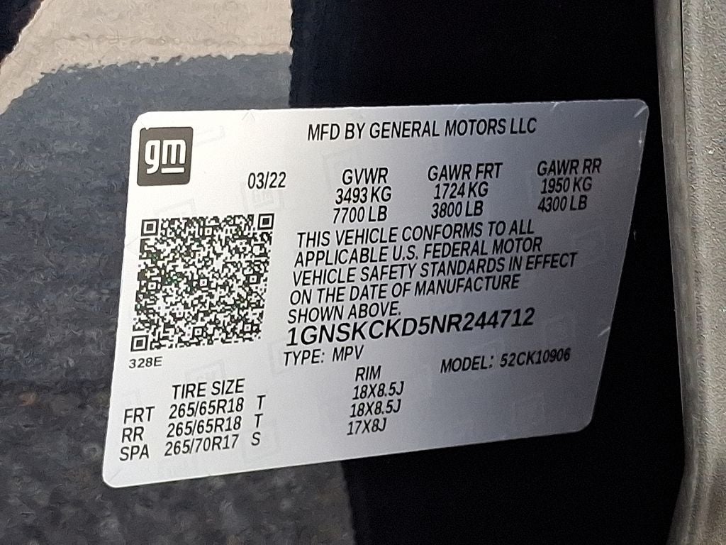 2022 Chevrolet Suburban LT