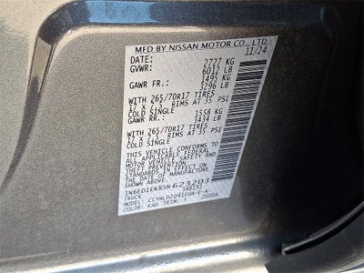 2025 Nissan Frontier PRO-4X