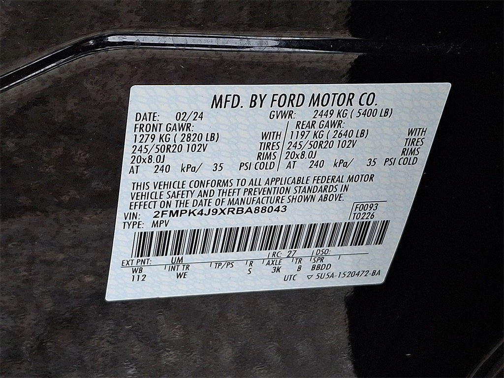 2024 Ford Edge ST Line