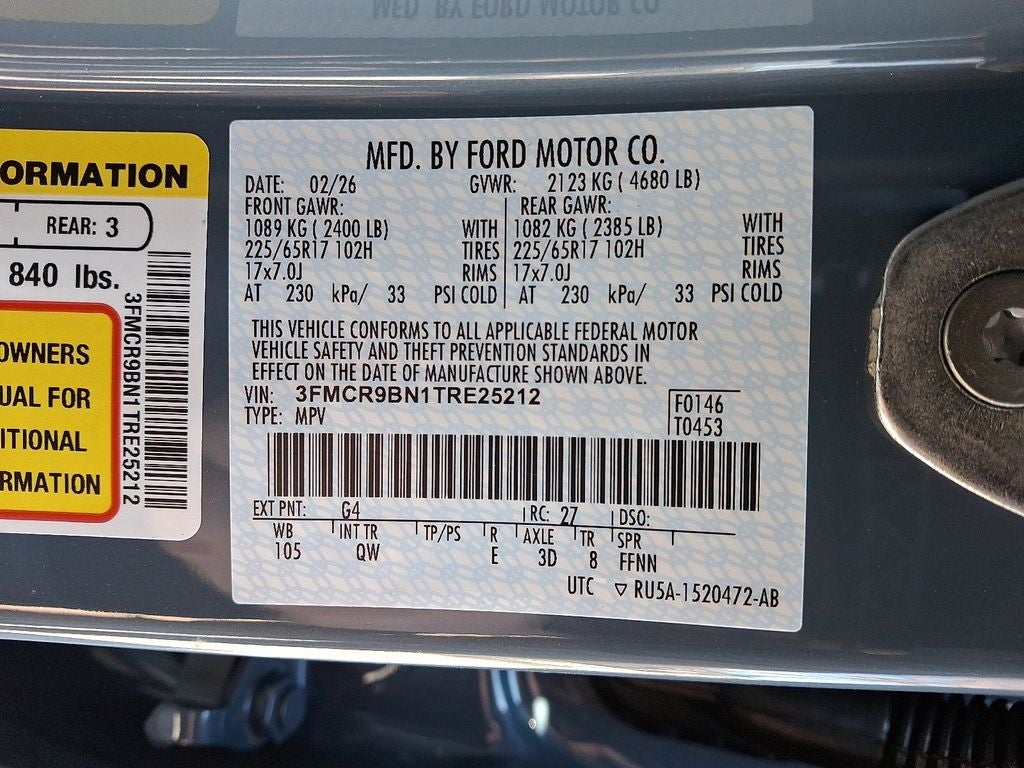 2026 Ford Bronco Sport Big Bend