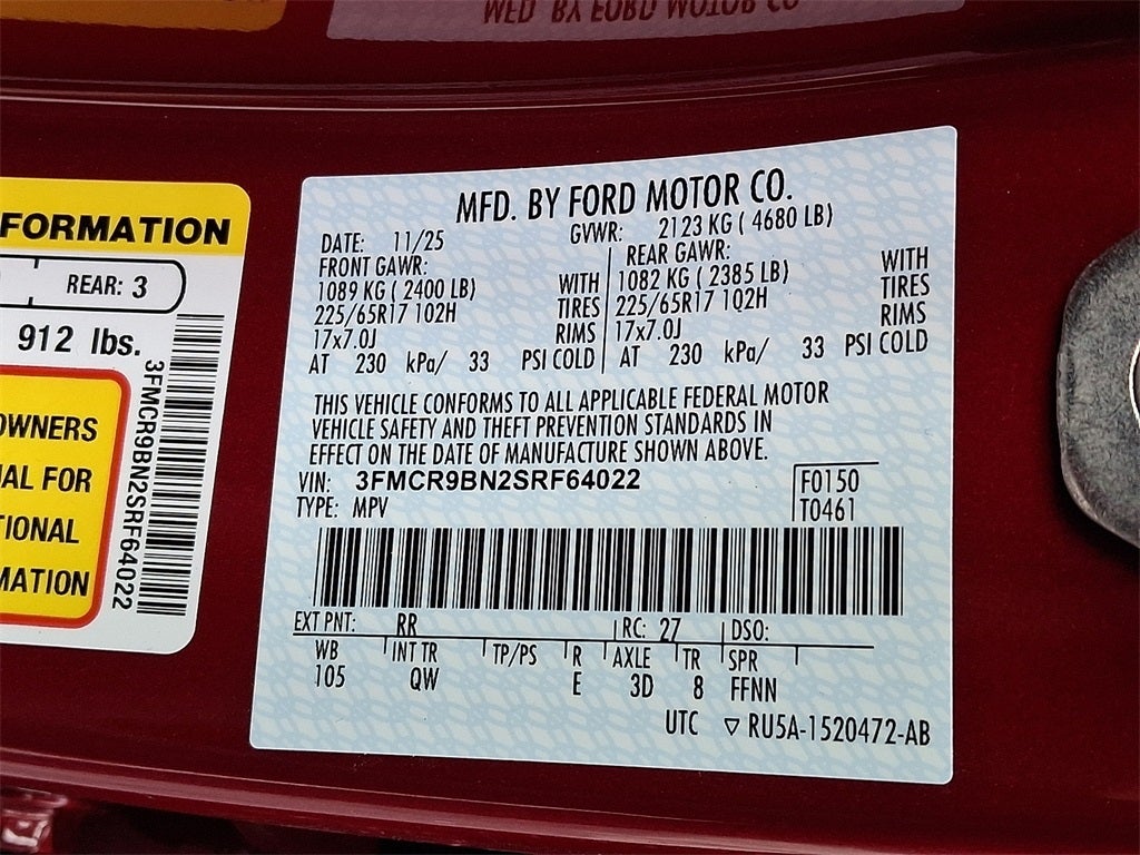 2025 Ford Bronco Sport Big Bend