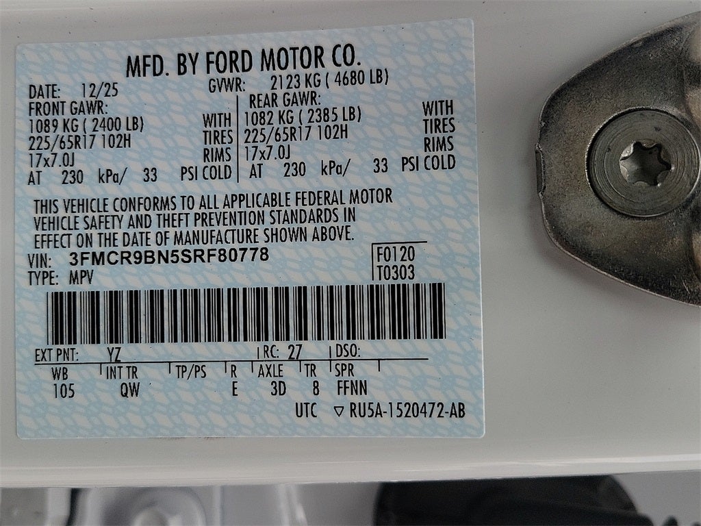 2025 Ford Bronco Sport Big Bend