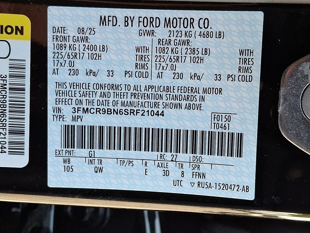 2025 Ford Bronco Sport Big Bend