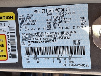 2025 Ford Bronco Sport Big Bend