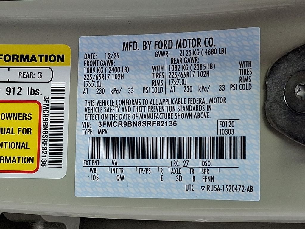 2025 Ford Bronco Sport Big Bend