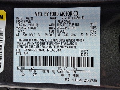 2026 Ford Bronco Sport Big Bend