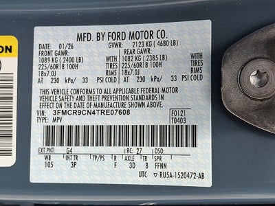 2026 Ford Bronco Sport Outer Banks