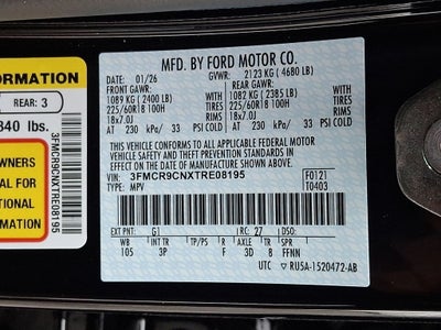 2026 Ford Bronco Sport Outer Banks