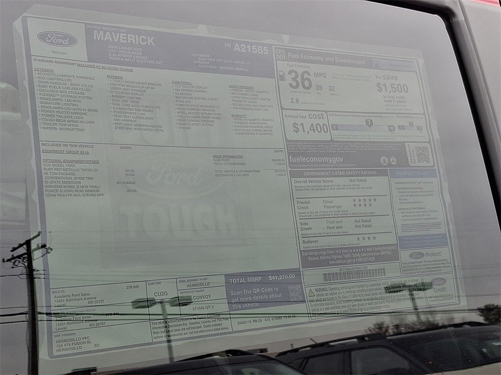 2026 Ford Maverick Lariat