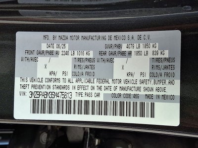2025 Mazda Mazda3 2.5 S Select Sport