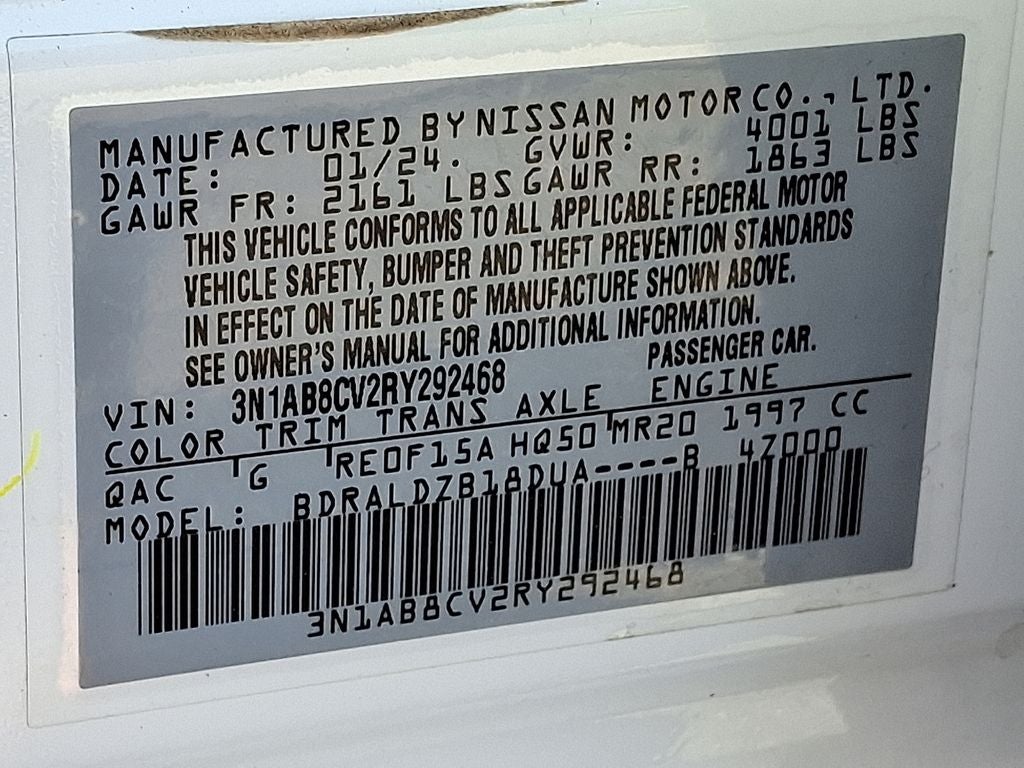 2024 Nissan Sentra SV