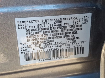 2024 Nissan Sentra SV