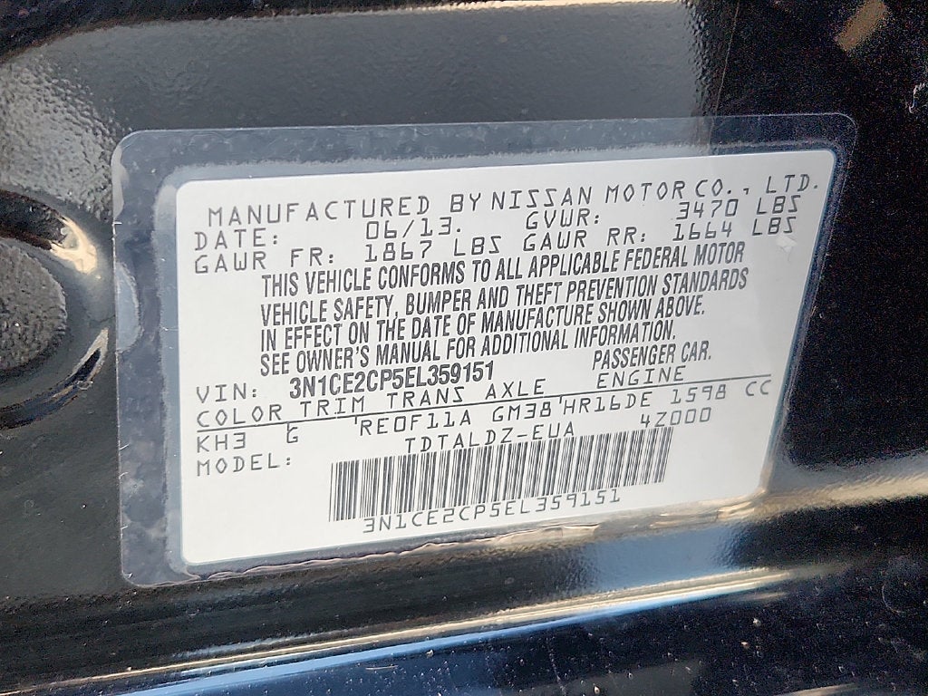2014 Nissan Versa Note SV