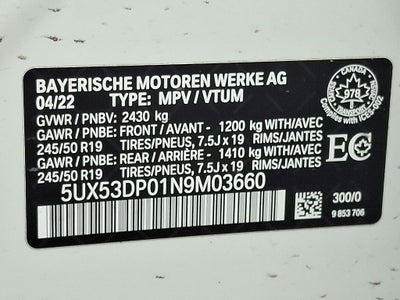 2022 BMW X3 xDrive30i