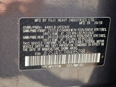 2017 Subaru Forester 2.5i Touring