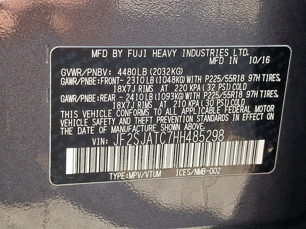 2017 Subaru Forester 2.5i Touring