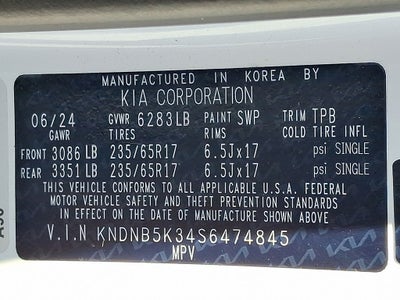 2025 Kia Carnival LXS