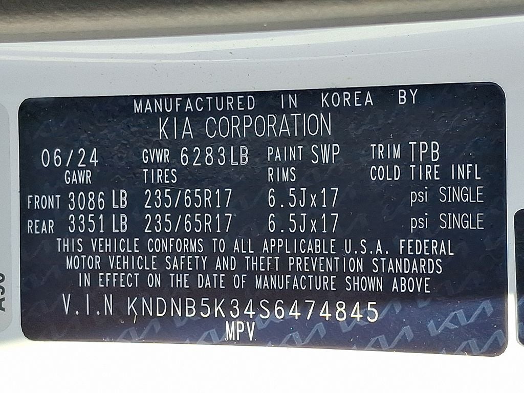 2025 Kia Carnival LXS
