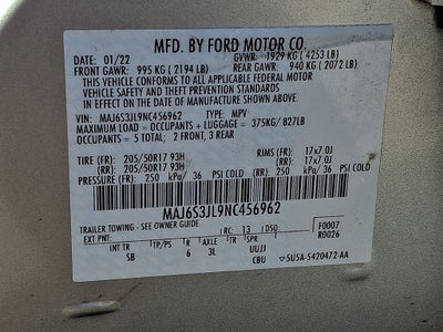 2022 Ford EcoSport SES