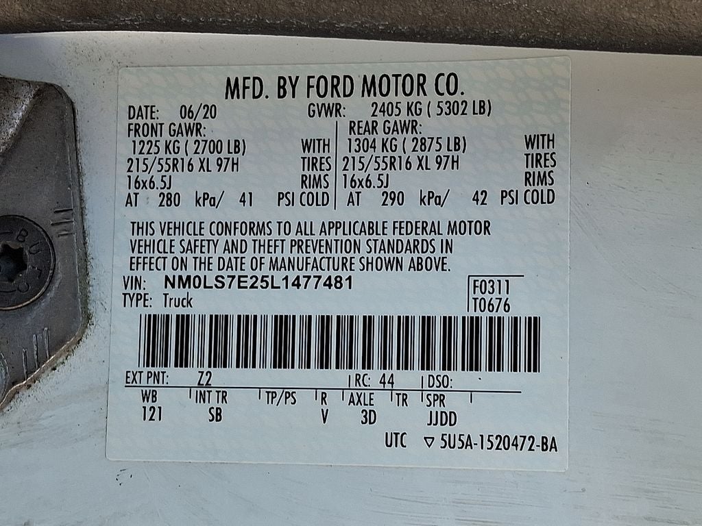 2020 Ford Transit Connect XL